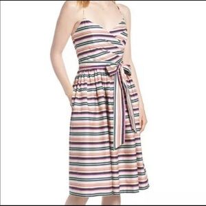 🌸1901 Striped Fit & Flare Dress💋